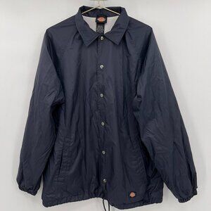 Dickies Mens Snap Front Nylon Jacket M